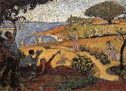 Paul Signac Study of Harmonious times Spain oil painting artist